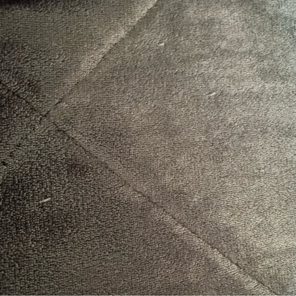 London fog king comforter diamond quilt pattern dark grey Cream Bedding Blanket - Picture 15 of 15